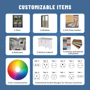 Cabine Apple préfabriquée, mini-maison modulaire, bureau à domicile, studio de jardin, conteneur ADU de 20 pieds, clé en main, codes US, AU, EU - Product Image 2