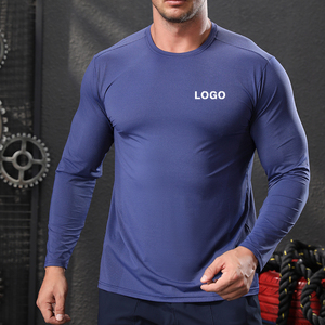 เสื้อทีเชิ้ตโอเวอร์ไซส์สำหรับผู้ชายเสื้อผ้าออกกำลังกายผ้าฝ้าย5อีลาสเทนสำหรับผู้ชาย - Product Image 2