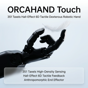 ORCAHAND Touch 351 Taxels Hall-Effect 6D แขนหุ่นยนต์แบบสัมผัสที่มีความคล่องแคล่ว - Product Image 1