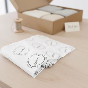 Recyclable Coated Tissue Paper Custom Logo Digital Printing High Quality Garment Packaging for Clothing <b>Shoes</b> Dress Wrapping - Product Image 3