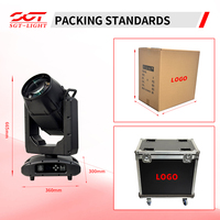 Projecteur laser à tête mobile 260W étanche IP65 pour extérieur, idéal pour les clubs, concerts et spectacles de groupes