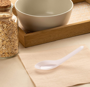Nhà Máy Trực Tiếp Cung Cấp Dùng Một Lần Nhựa Trung Quốc Muỗng Súp Sendok Takeaway PS PP Thìa Cho Súp Nhà Hàng - Product Image 1