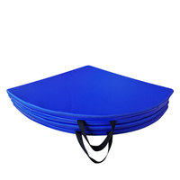 Usine En Gros Pliable Rond Standard Pole Dance Crash Mat Gymnastique Tumbling Tapis