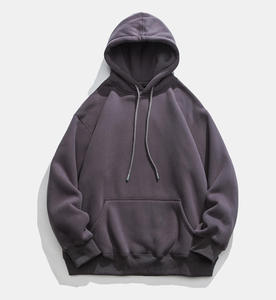 Sudadera con Capucha Gruesa de Felpa de 500g, Fabricante de Sudaderas con Logotipo Personalizado, Sudadera Deportiva de Color Sólido con Capucha - Product Image 5