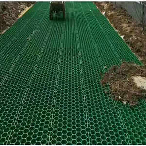 Grille <span class=keywords><strong>de</strong></span> pavage en plastique perméable en nid d'abeille écologique pour la plantation d'herbe, le stationnement des voitures, la stabilisation des allées en <span class=keywords><strong>gravier</strong></span> - Product Image 5