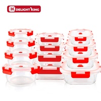 Boîte alimentaire en verre avec logo personnalisé, boîte de conservation sous vide en verre pour cuisine, boîte à lunch en verre avec couvercle sous vide