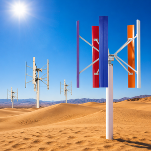Générateur éolien à axe vertical de type H personnalisé pour système d'énergie solaire 5 kW - Product Image 1