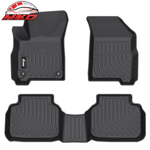 Alfombrillas de piso resistentes para Dodge Journey 2011-2020, revestimiento de alfombra, almohadilla de TPE, 3 piezas, moldeadas en 3D, impermeables - Product Image 1