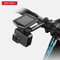 Dudukan Ekstensi Stang Sepeda Gaciron dari Paduan Aluminium untuk Kamera GroPro, Braket Sepeda MTB dan Road Bike, Penyangga Lampu, Penyangga Komputer Sepeda