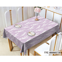 Nappe de table en PVC anti-fissuration, écologique, durable, imperméable, anti-liquide, facile d'entretien, protection de table pour la maison