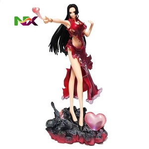 Figuras de Anime de One Piece, Boa Hancock, Luminiscente, con Pechos Grandes, Princesa Serpiente de Nueve Colas, Chica Hermosa, Escena Decorativa - Product Image 1