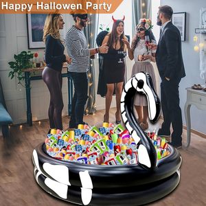 Glacière gonflable JOSEN en PVC en forme de flamant rose, grande capacité, étanche, portable, pour décoration extérieure d'Halloween - Product Image 2