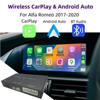 Interface sans fil CarPlay et Android Auto avec audio Bluetooth pour Alfa Romeo Stelvio Giulia 2017-2020 Navigation Garantie 1 an