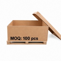 Boîte d'emballage industrielle sur mesure avec impression de logo, carton d'expédition robuste en kraft ondulé, promotion pour supermarchés