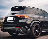 Kits de carrosserie en fibre de carbone pour Mercedes Benz W167 GLE53 : lèvre avant, calandre, diffuseur arrière, 2019 et plus