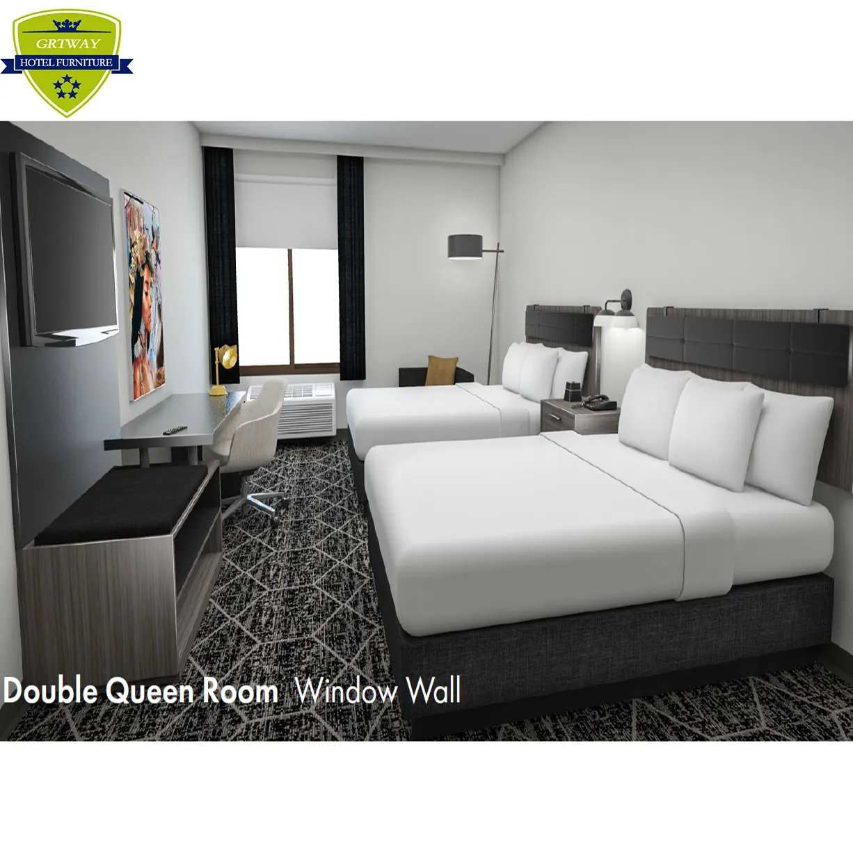 Customized 5 Star Luxury Hotel und Home Furniture LA QUINTA durch Wyndham Hotel Furniture Set