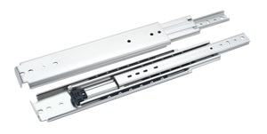 Clasificación de carga de 227kg sin función de bloqueo 76mm de profundidad 30 pulgadas Riel de cajón de extensión completa <span class=keywords><strong>Triple</strong></span> pliegue Diapositiva resistente - Product Image 4