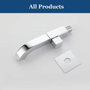 Grifo de Agua Monomando de Latón para Baño, Montado en la Pared, Cromado, para Lavabo Empotrado - Product Image 5