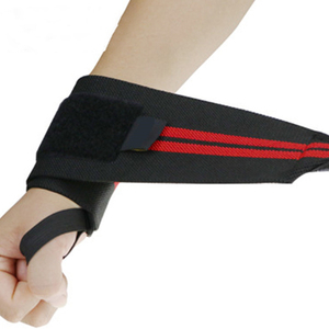2025 Custom Logo Gym Fitness Fabric Cross Training Powerlifting Weight Lifting Wrist Strap Support Brace <b>Wraps</b> Wristband - Product Image 1