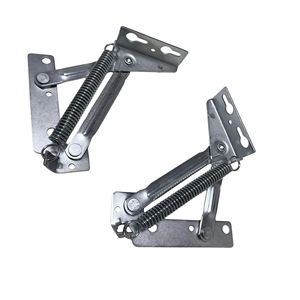 บานพับเฟอร์นิเจอร์ 2 มม. บานพับประตูตู้แบบติดพื้นผิวเหล็ก ป้องกันสนิม ดีไซน์ทันสมัย - Product Image 3