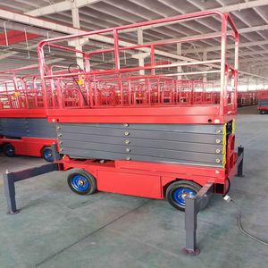 Điện Scissor Lift 4-18M skylift 6M 8M 10m 12M 14m di động nâng giàn giáo điện thủy lực Scissor Lift - Product Image 4