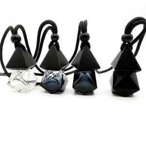 Diffuseur de parfum pour voiture en verre vide en forme de diamant de 6 ml avec bouchon à vis - Product Image 4