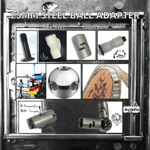 ลูกเหล็กเกลียวขนาด 25 มม. พร้อมปลอกอะลูมิเนียม อะแดปเตอร์ชิ้นส่วนอเนกประสงค์สำหรับ <span class=keywords><strong>USM</strong></span> <span class=keywords><strong>Haller</strong></span> มาตรฐาน ANSI และ AISI - Product Image 2