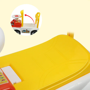 Balade en voiture coulissante pour bébé sur un <span class=keywords><strong>camion</strong></span> de pompiers avec klaxon pour les tout-petits - Product Image 5