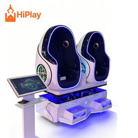 Simulateur de cinéma VR 9D Hiplay, chaise individuelle en acier inoxydable, équipement d'arcade de réalité virtuelle japonaise, manège de réalité virtuelle