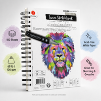 Lot de cahiers de croquis 9x12, 100 feuilles, reliure spirale, papier blanc 68lb, fournitures scolaires et de bureau, blocs-notes, blocs d'écriture, pour artistes
