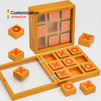 XO bois jeu de société jouet loisirs Interaction parent-enfant plateau de jeu échecs développement Intelligent Puzzle jeu jouets éducatifs enfant