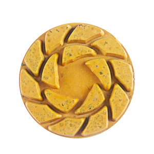 Disques de polissage diamantés humides de 100 mm, disques abrasifs <span class=keywords><strong>pour</strong></span> le ponçage du marbre, du béton, du terrazzo, des pierres, disques de meulage, outil de polissage de sol - Product Image 1