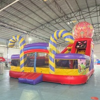 Château gonflable commercial avec toboggan pour événements et fêtes d'enfants en extérieur – Vente en gros