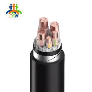 <span class=keywords><strong>Cable</strong></span> de Alimentación de Cobre Puro con Aislamiento XLPE y Revestimiento de PVC, 4 Núcleos + <span class=keywords><strong>Tierra</strong></span>, STA YJV22 0.6/1kV, CE 90C IP65, para Construcción Industrial - Product Image 1