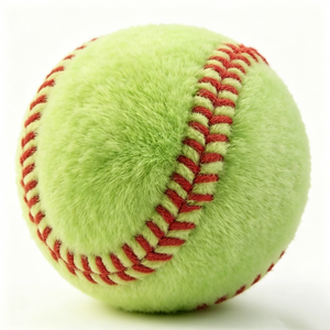 Custom Plush softball, Softball plush <b>toy</b>, Green softball <b>stuffed</b> ball, <b>Stuffed</b> softball pillow - Product Image 5