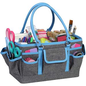 Multifunction custom yarn bag crapbook organizer scrapbooking storage caddy for craft hand tool