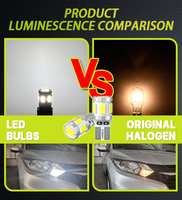 Bombilla LED JiaChi Super Brillante T10 W5W, Sin Errores Canbus, para Accesorios de Motocicleta y Automóvil, Luz de Posición, Luz de Maletero, Luz Baja 501, 6000K