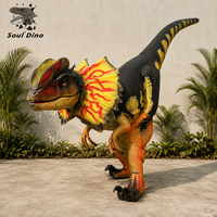 Costume de dinosaure léger marchant Costume grandeur nature Costume de dinosaure réaliste pour parc d'attractions