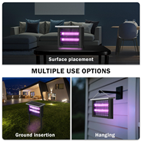 Proveedor de Fábrica OEM ODM, Lámpara Mata Insectos y Mosquitos con Luz UV, Trampa Eléctrica Solar para Jardín Exterior