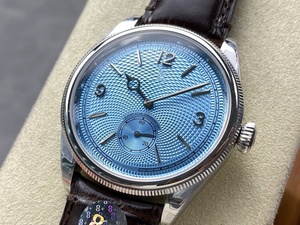 Reloj Mecánico de Lujo de Súper Calidad, 40 mm, 8+ de Fábrica, Acero 904, Movimiento ETA 7140, Esfera Azul 52-509, Reloj 1908 - Product Image 3