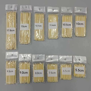 100 Pezzi Bastoncini in Legno d'Arancio a Doppio Uso 7,5cm 10,5cm 15cm 17cm, Spingicuticole e Rimuovi Pelle Morta per Manicure e Pulizia Unghie - Product Image 6