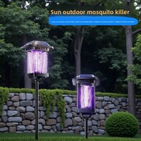 Nouvelles lampes solaires anti-insectes pour extérieur, jardin, anti-moustiques et anti-mouches, avec détection intelligente, conception non toxique, vente en gros