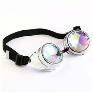 Gafas de Sol Steampunk con Logotipo Personalizado, Gafas de Moda Retro Góticas para Hombre y Mujer, Gafas de Soldadura Cyberpunk, Gafas de Caleidoscopio - Product Image 5