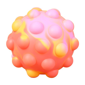 Pelota Antiestrés de Silicona, Juguete Sensorial para Niños de 2 a 4 Años, Unisex, Pelota de Terapia para Apretar, Diseño Colorido - Product Image 5