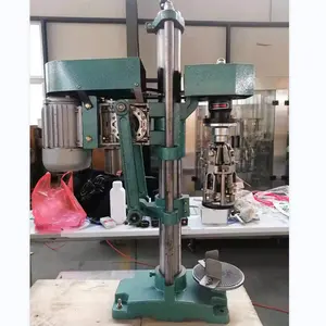 Máquina de selagem para garrafa de vidro, preço de fábrica, semi automático, tampa de vidro, garrafa, tampa, parafuso, máquina de vedação