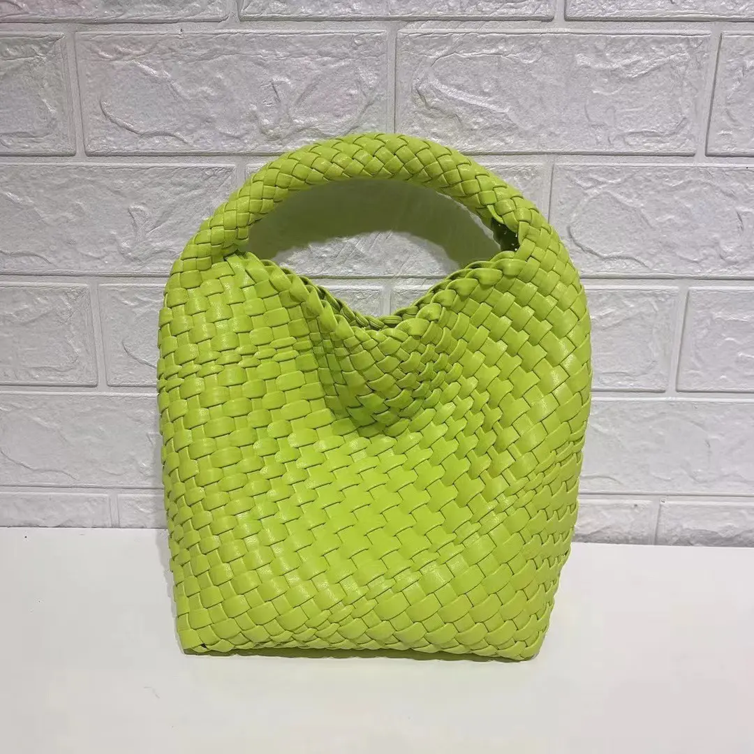 ओम और ओडीएम फैक्टरी आपूर्ति बहुरंगा टोट बैग बुना लक्जरी बैग महिलाओं के लिए फैशन डिजाइन सस्ते हैंडबैग