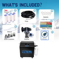 Meilleur Refroidisseur d'Eau 110V 0.5-1HP à Pompe à Chaleur pour Bain de Glace, Mini Refroidisseur Intelligent avec Contrôle WiFi pour la Récupération des Athlètes