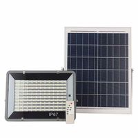 Projecteur solaire LED 200W 2200LM IP65 50000H avec réverbère solaire à corps en aluminium à distance pour entrepôts