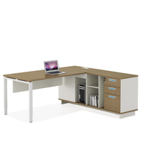 Table de bureau moderne extensible en bois de style européen avec structure en alliage d'aluminium pour usage commercial, dernier design, Guangdong Chine