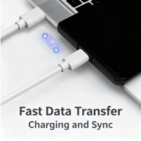 Câble de charge rapide USB C vers USB C pour câble Type C 100W avec puce E-Marker TPE pour ordinateur portable, tablette, téléphone, PC HD 1M 1.5M 2M OEM Factory